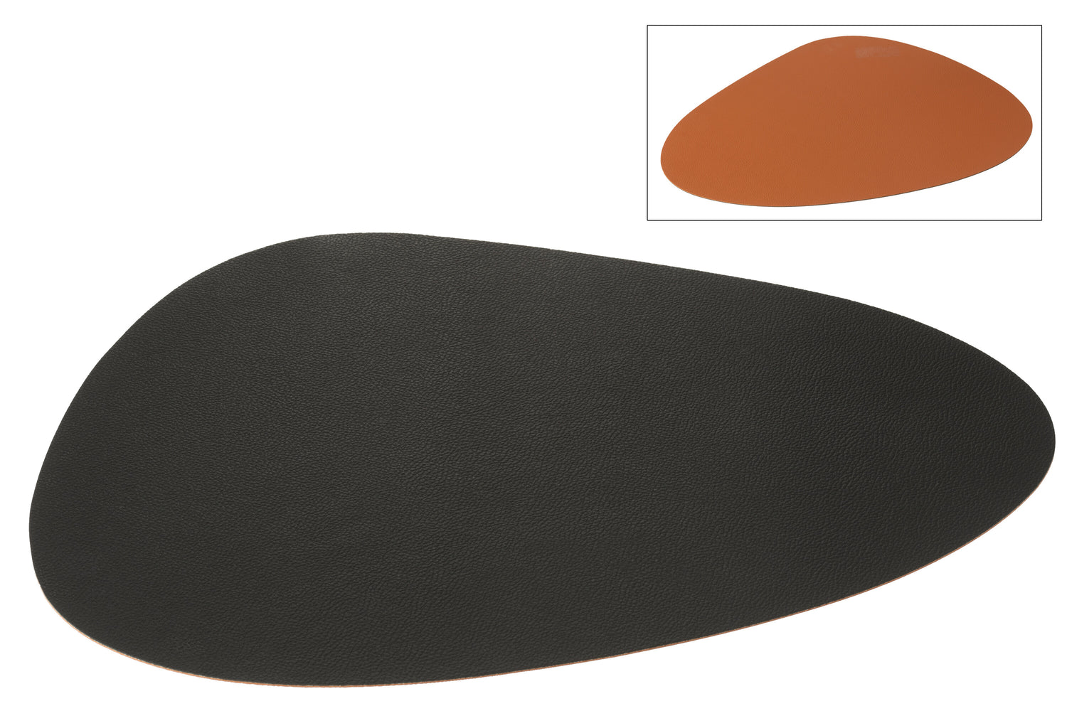 Placemat Steen Pvc Zwart