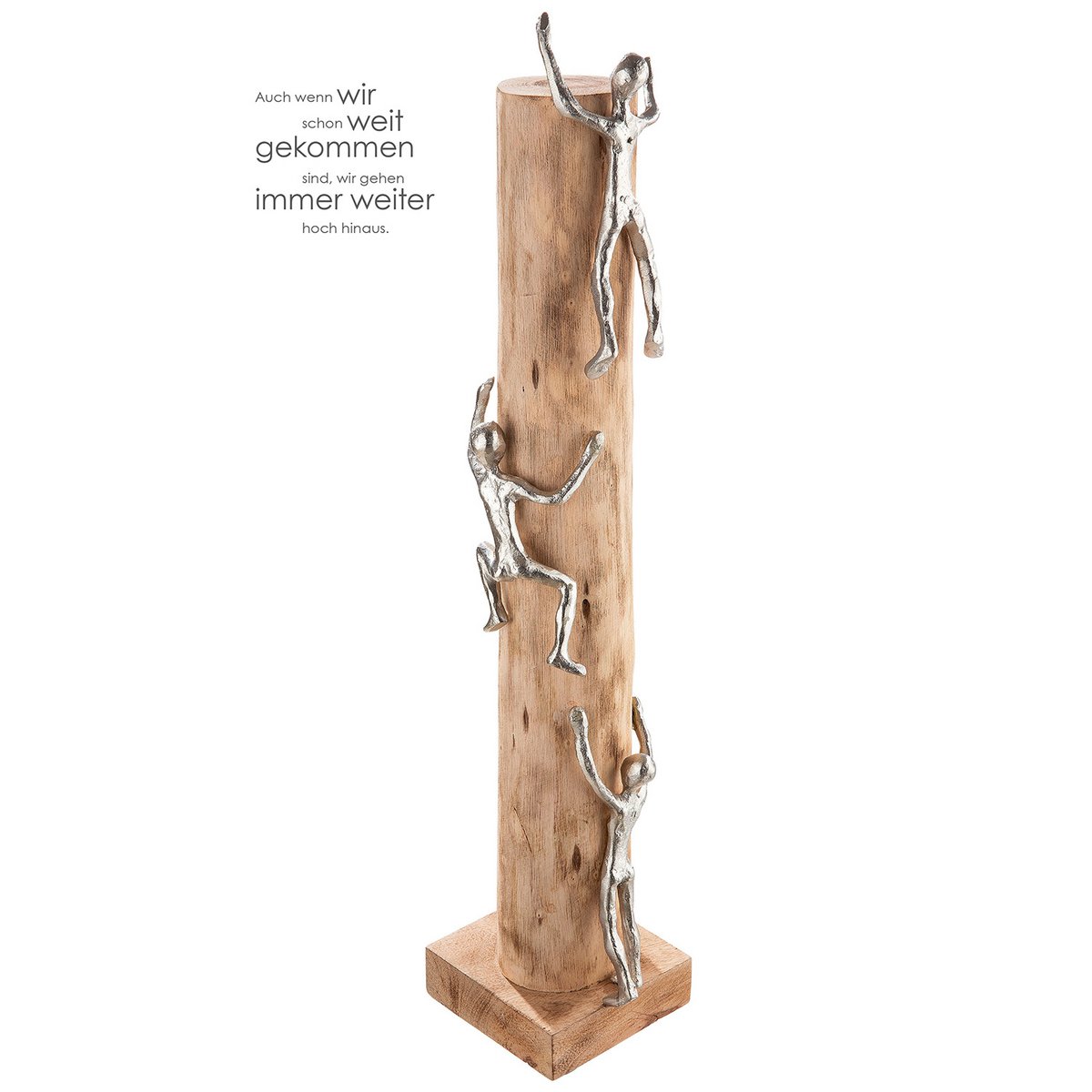 Houten sculptuur “Hoog boven”