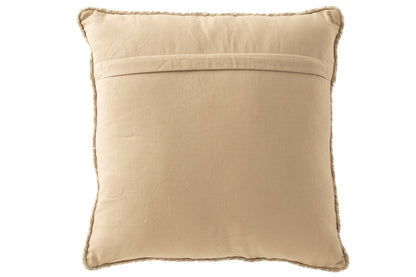 J-Line kussen Miami Outdoor - polyester - naturel/vit