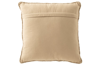 J-Line kussen Miami Outdoor - polyester - naturel/vit