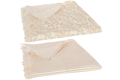 Tafelkleed Indi Textiel Taupe Assortiment Van 2