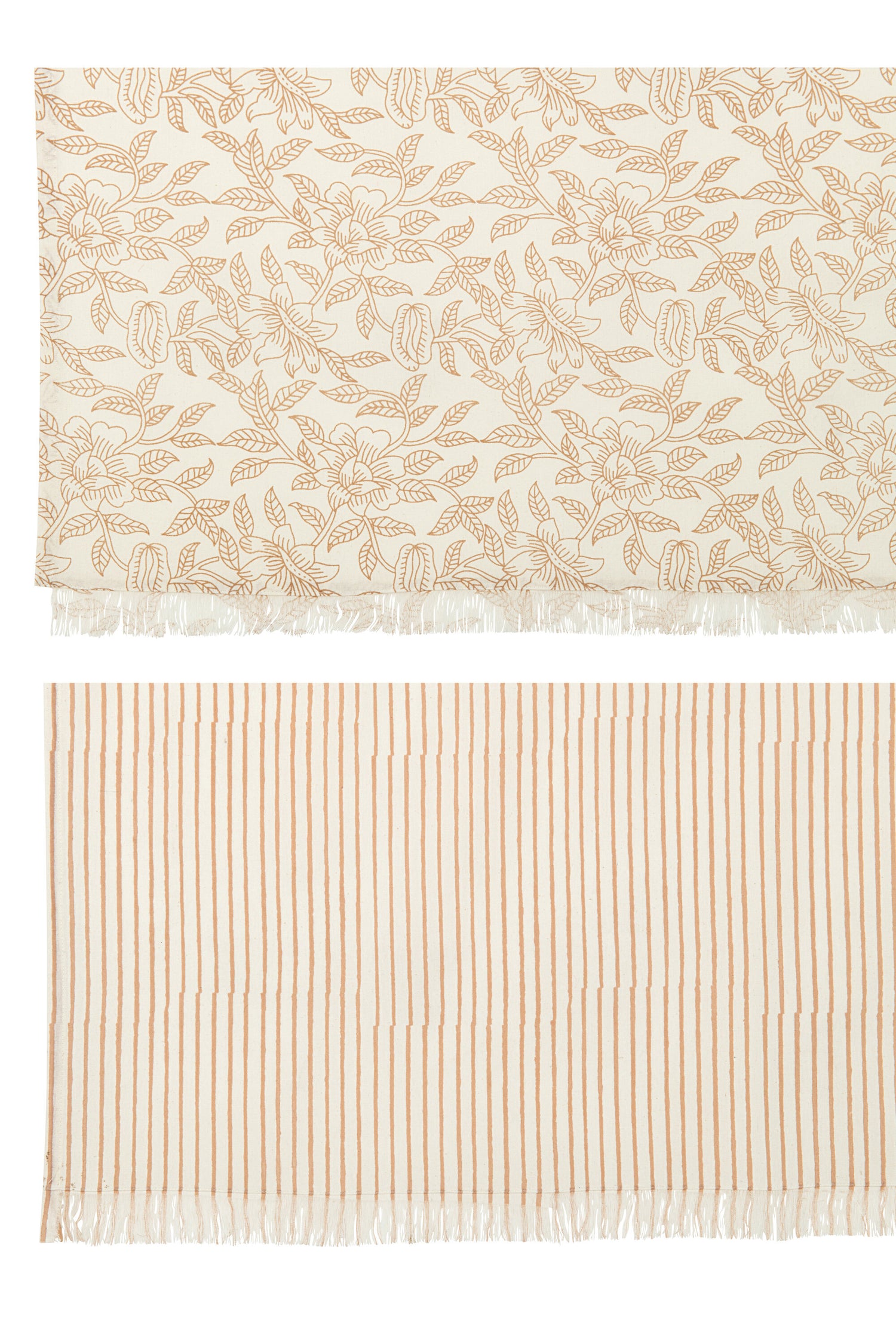 Tafelkleed Indi Textiel Taupe Assortiment Van 2