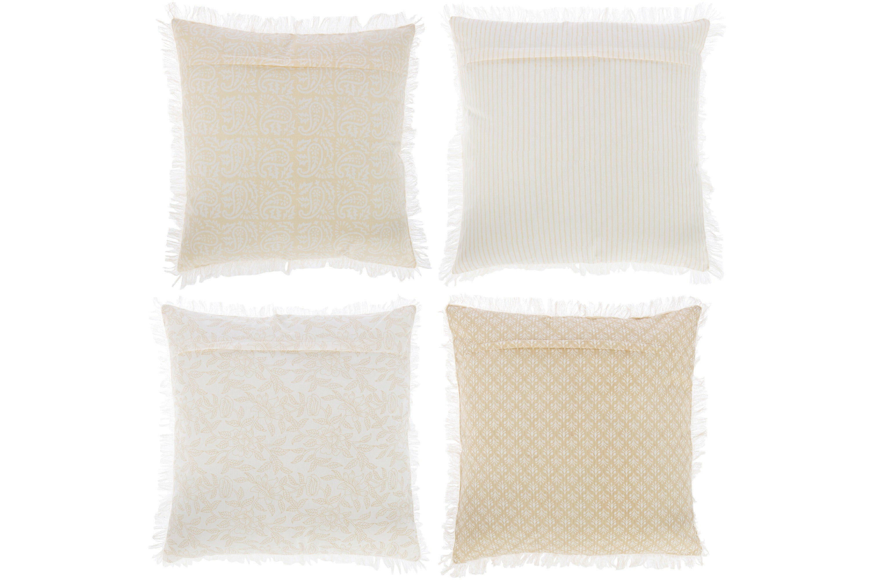 Kussen Indi Textiel Beige Assortiment Van 4
