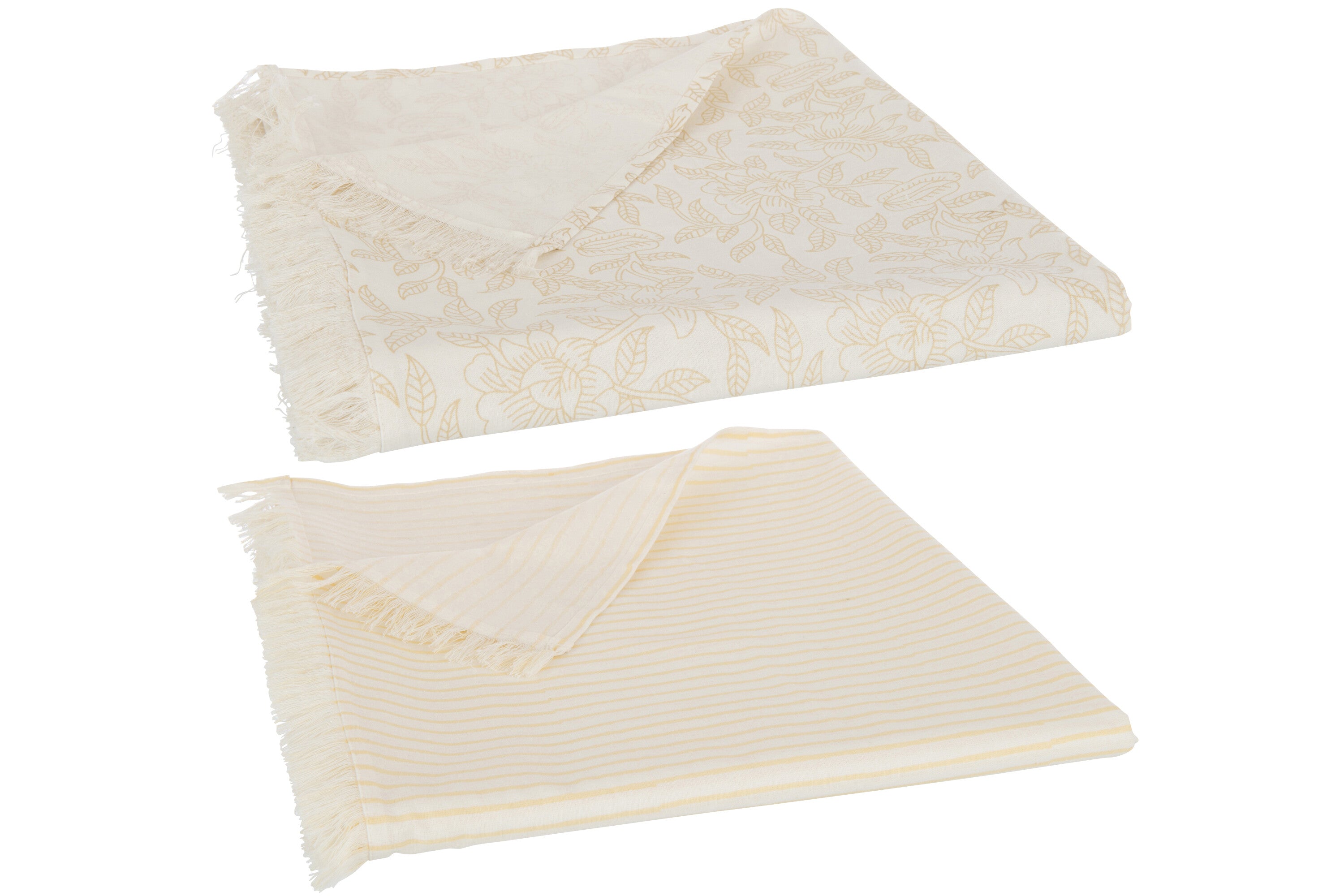 Tafelkleed Indi Textiel Beige Assortiment Van 2