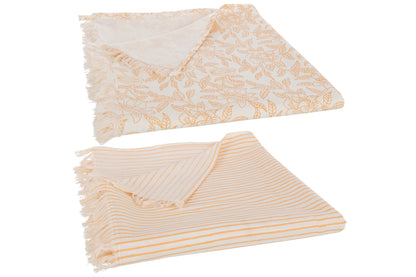 Tafelkleed Indi Textiel Zalm Assortiment Van 2