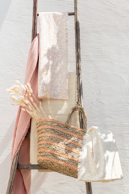 Tafelkleed Indi Textiel Zalm Assortiment Van 2