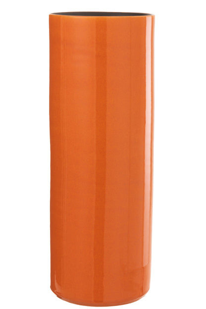 J-Line Vaas Flek Keramiek Oranje Large - 47.50 cm hoog