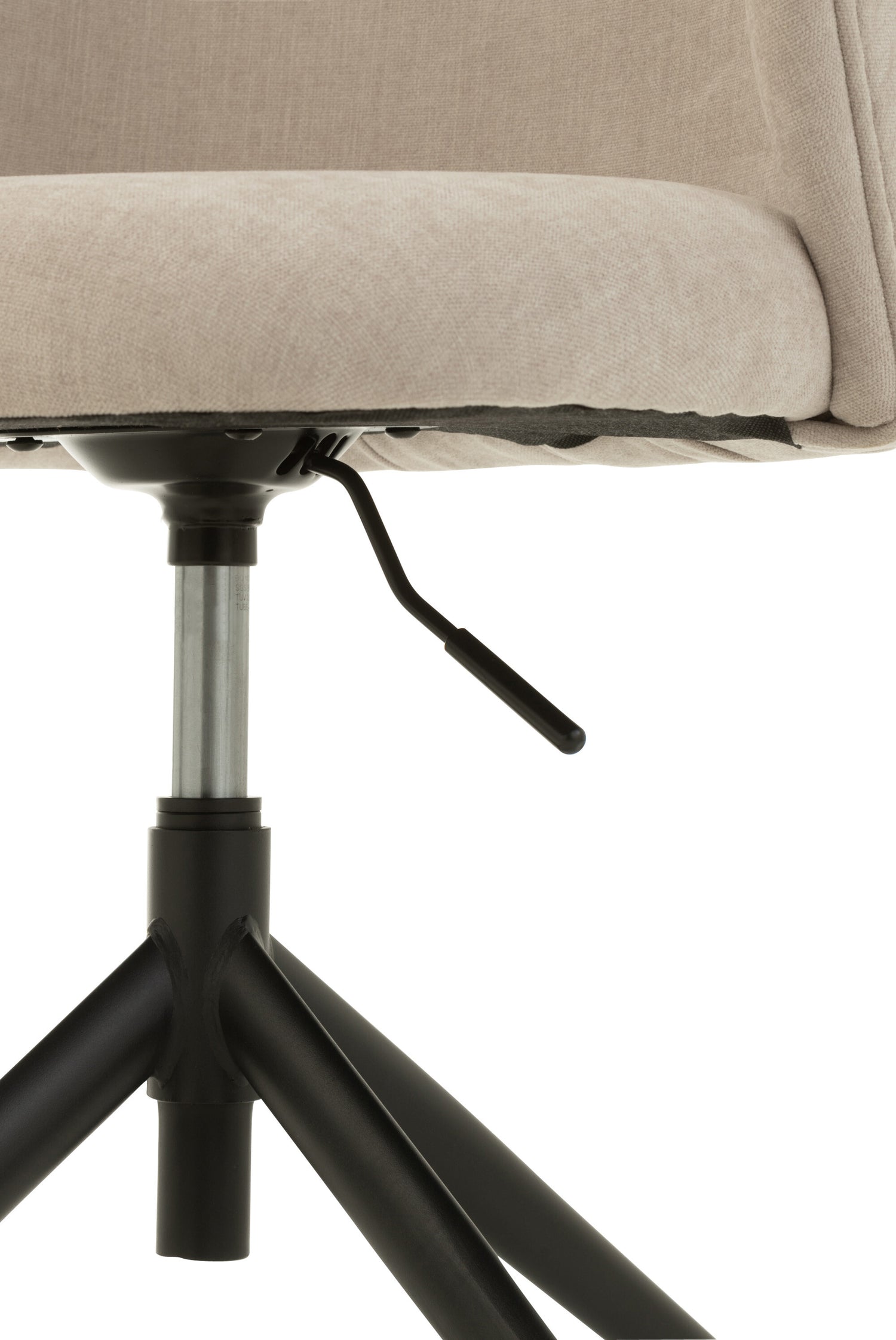 Stoel Draai/Op/Neer Textiel Beige