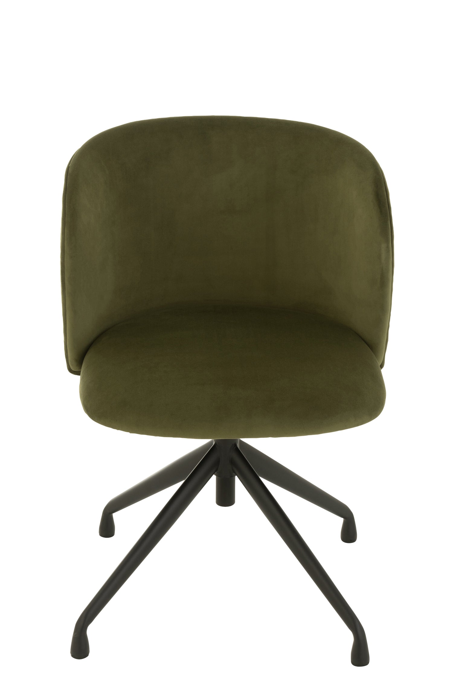 Stoel Draai/Omhoog/Omlaag Fluweel Donkergroen