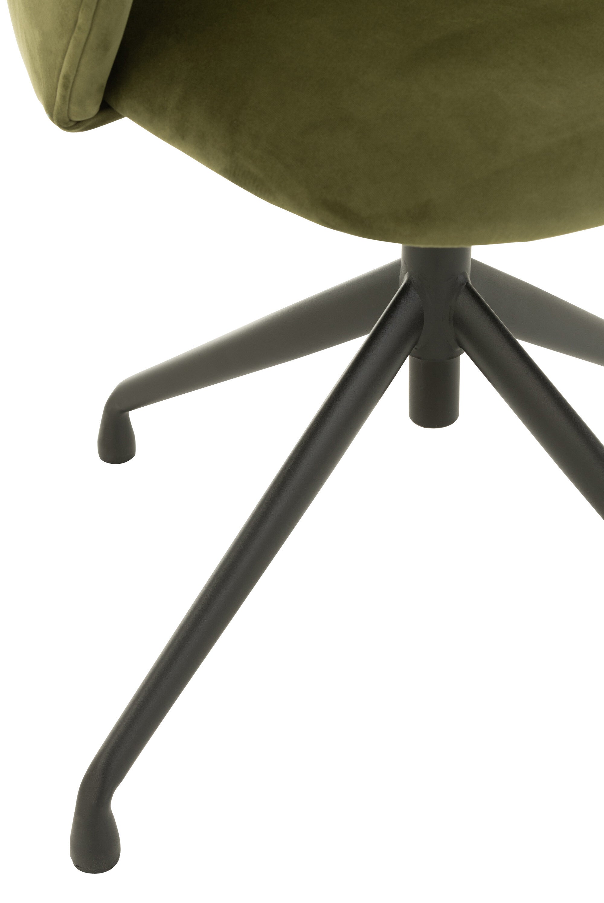 Stoel Draai/Omhoog/Omlaag Fluweel Donkergroen