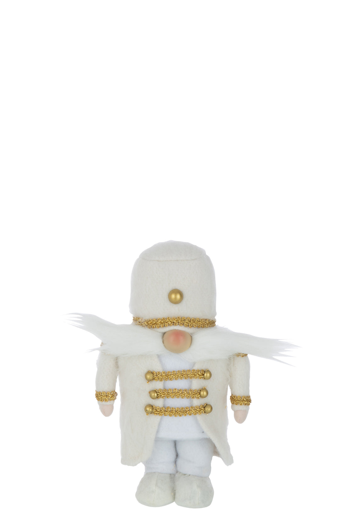 J-Line Soldaat Polyester Wit/Goud Small