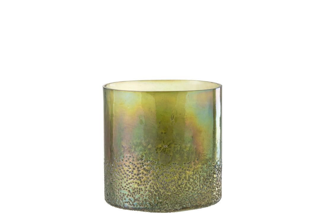 J-Line lantaarn glas groen groot