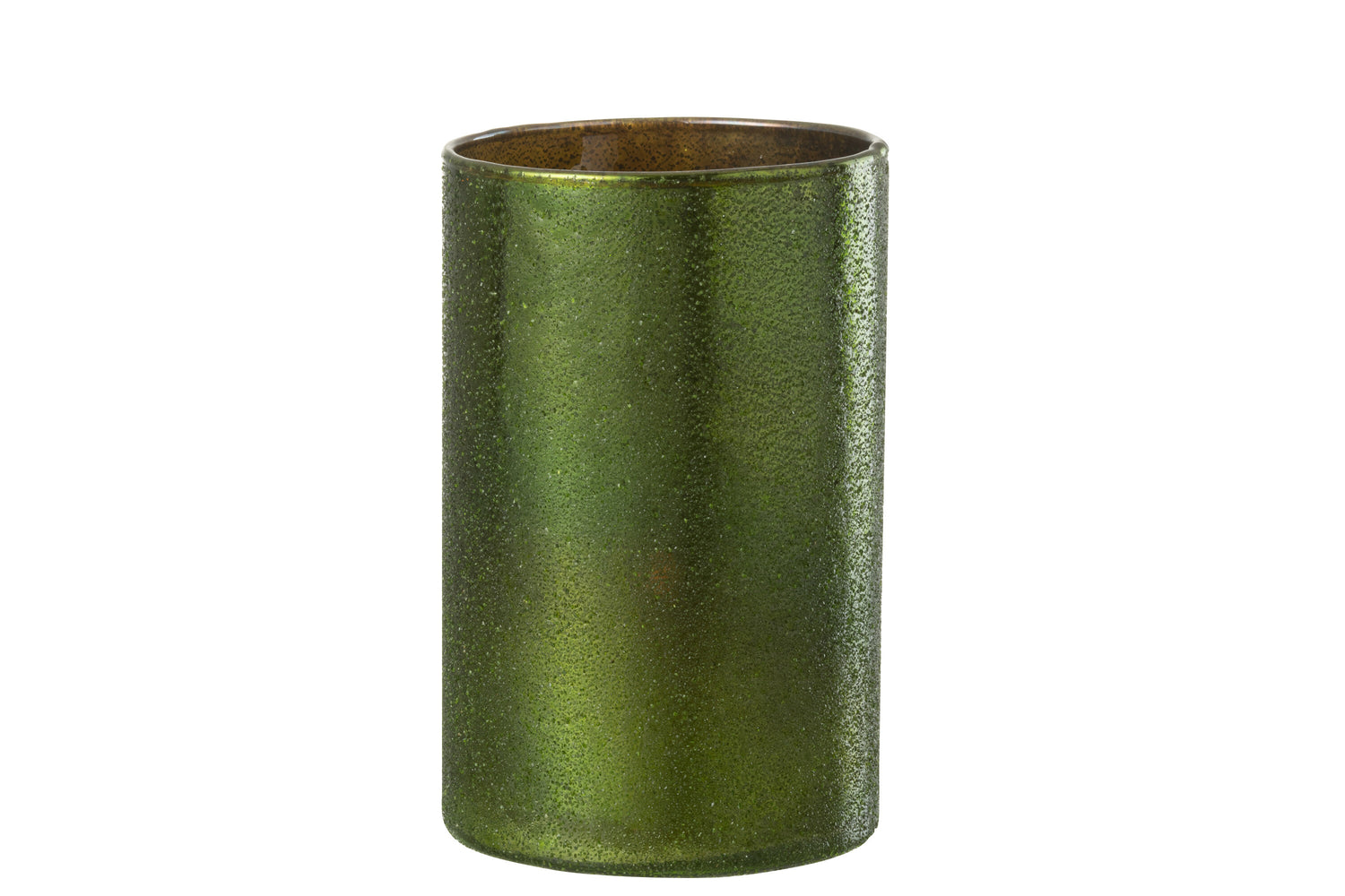 J-Line Lantaarnspiegel Groen Glas Groot