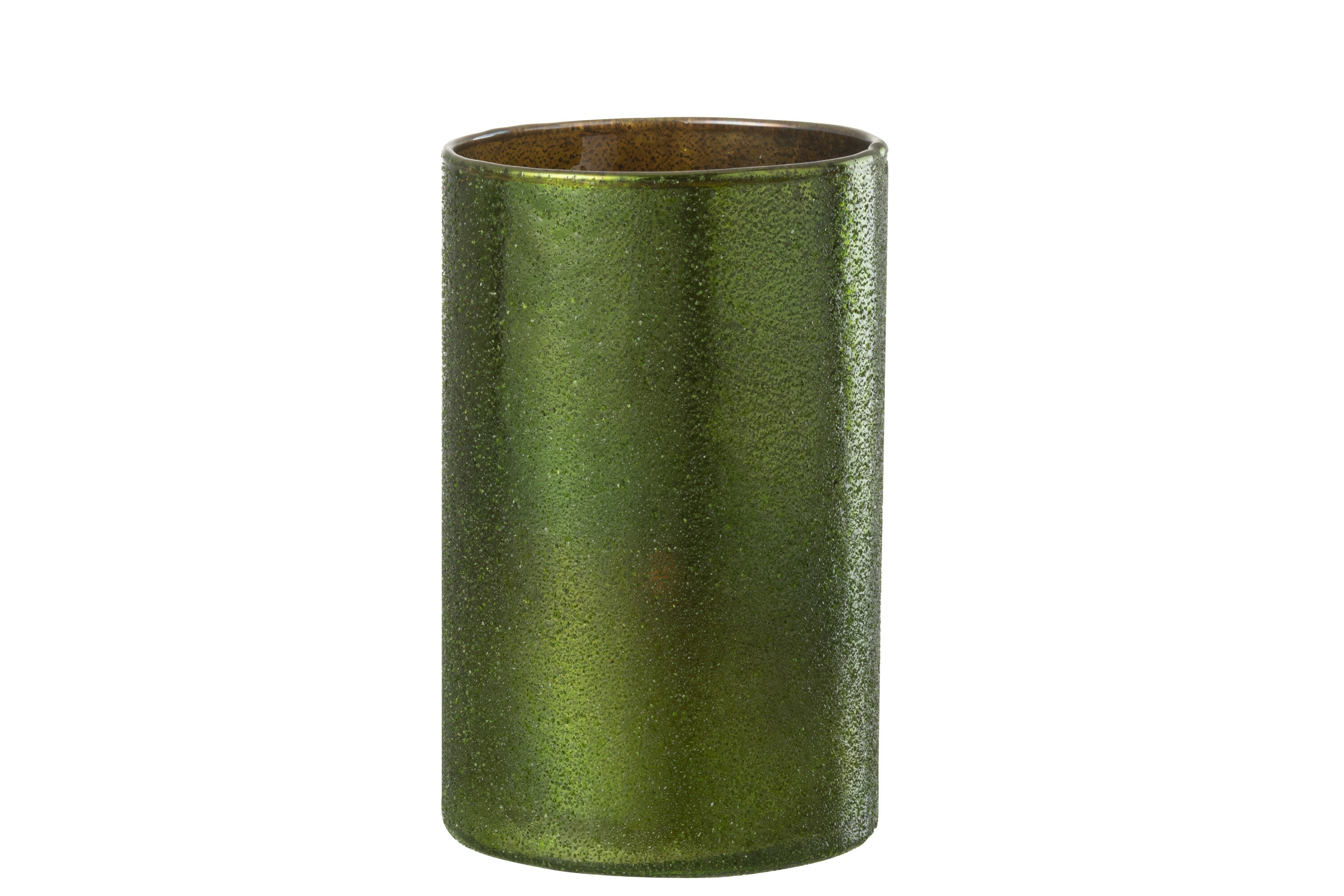 J-Line Lantaarnspiegel Groen Glas Groot