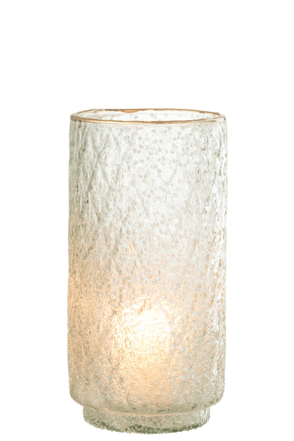 Orkaan Gouden Rand Glas Transparant Groot