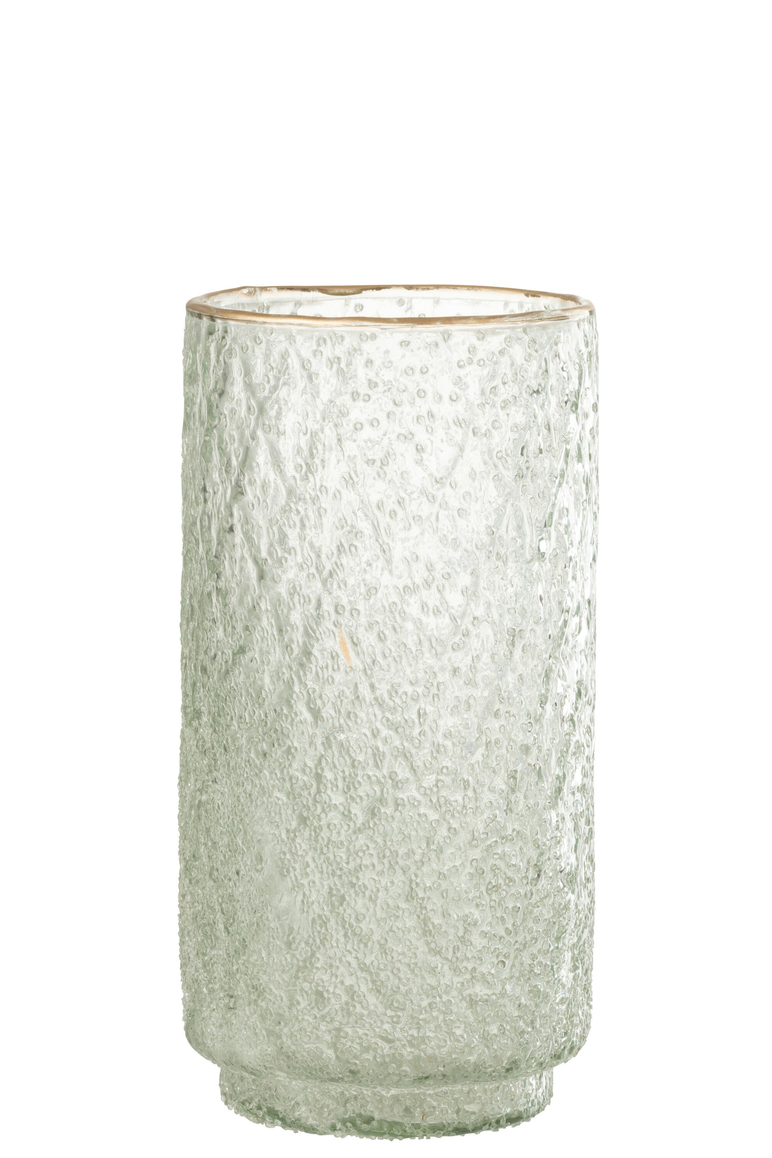 Orkaan Gouden Rand Glas Transparant Groot