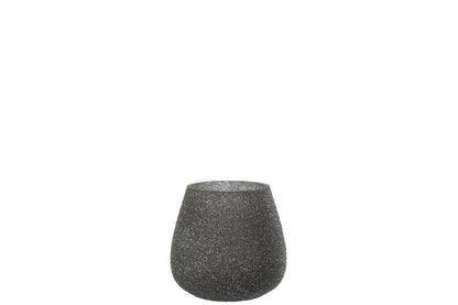 J-Line lantaarn glitterglasparen medium