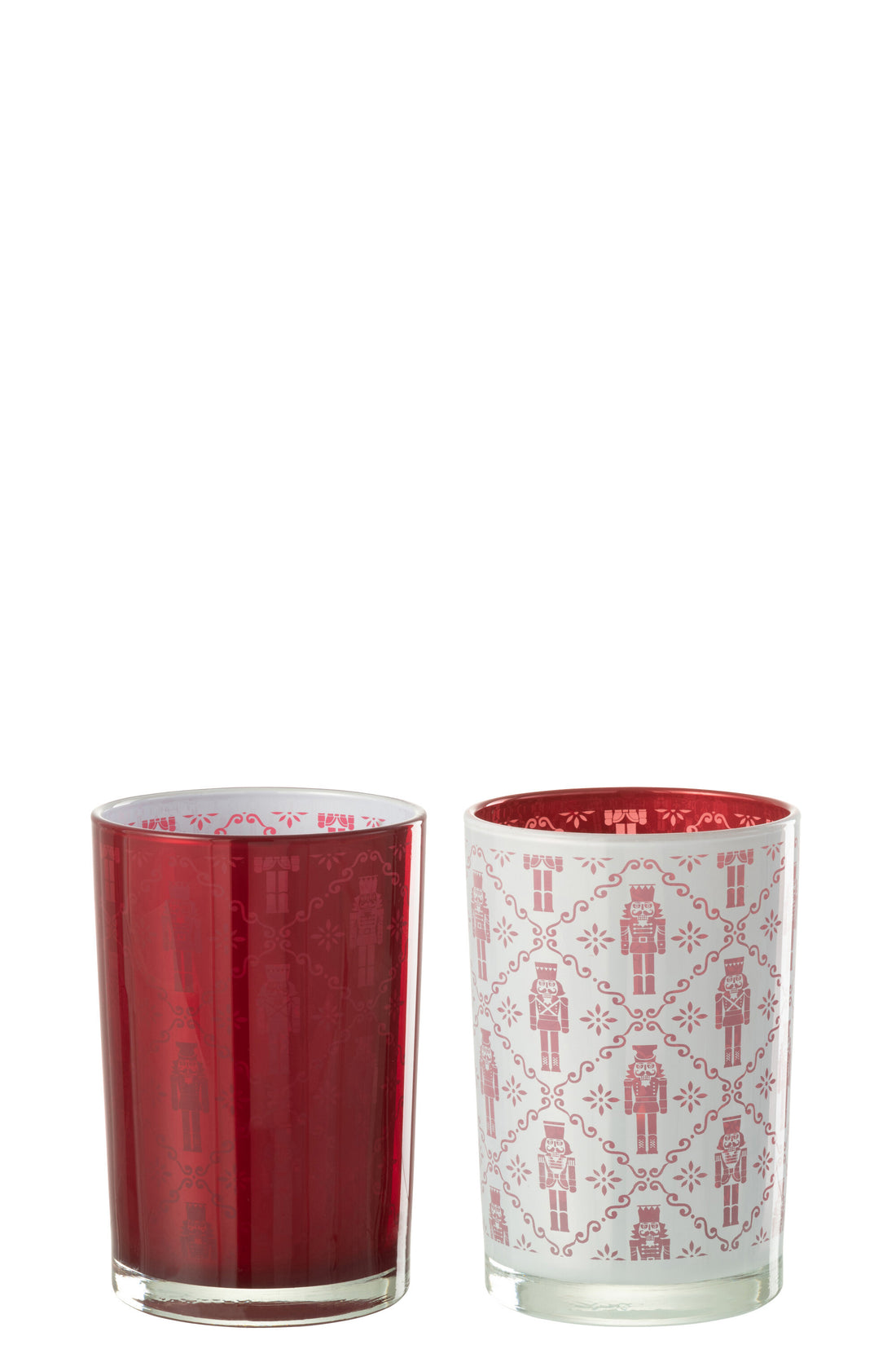 Hurricane Notenkraker Glas Wit/Rood Groot Assortiment Van 2