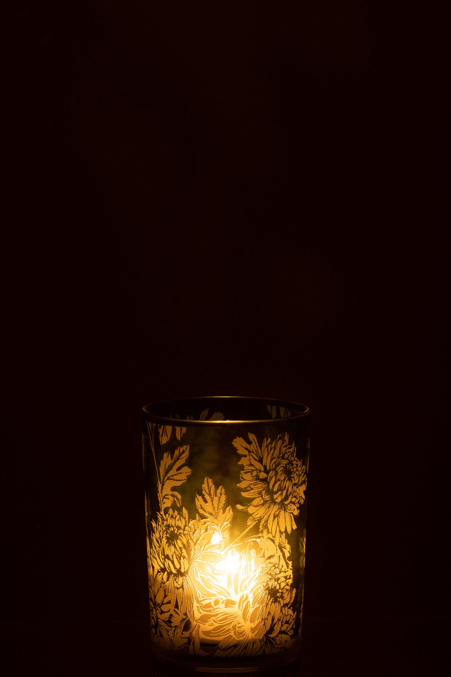 Orkaanbloemen Glas Mat Groen Groot