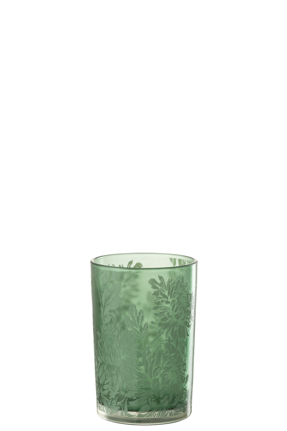 Orkaanbloemen Glas Mat Groen Groot