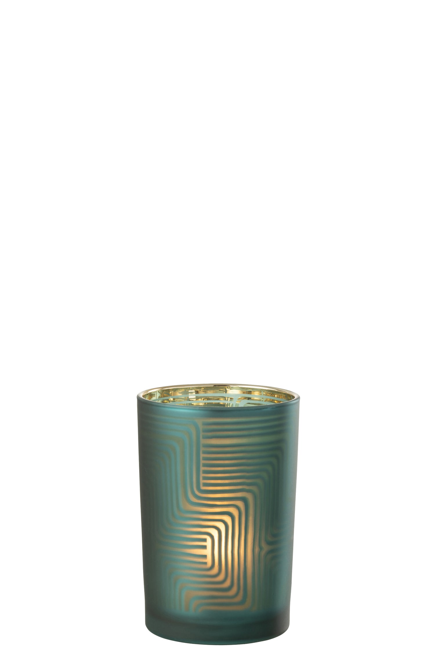 Orkaan Zigzag Glas Groen Groot