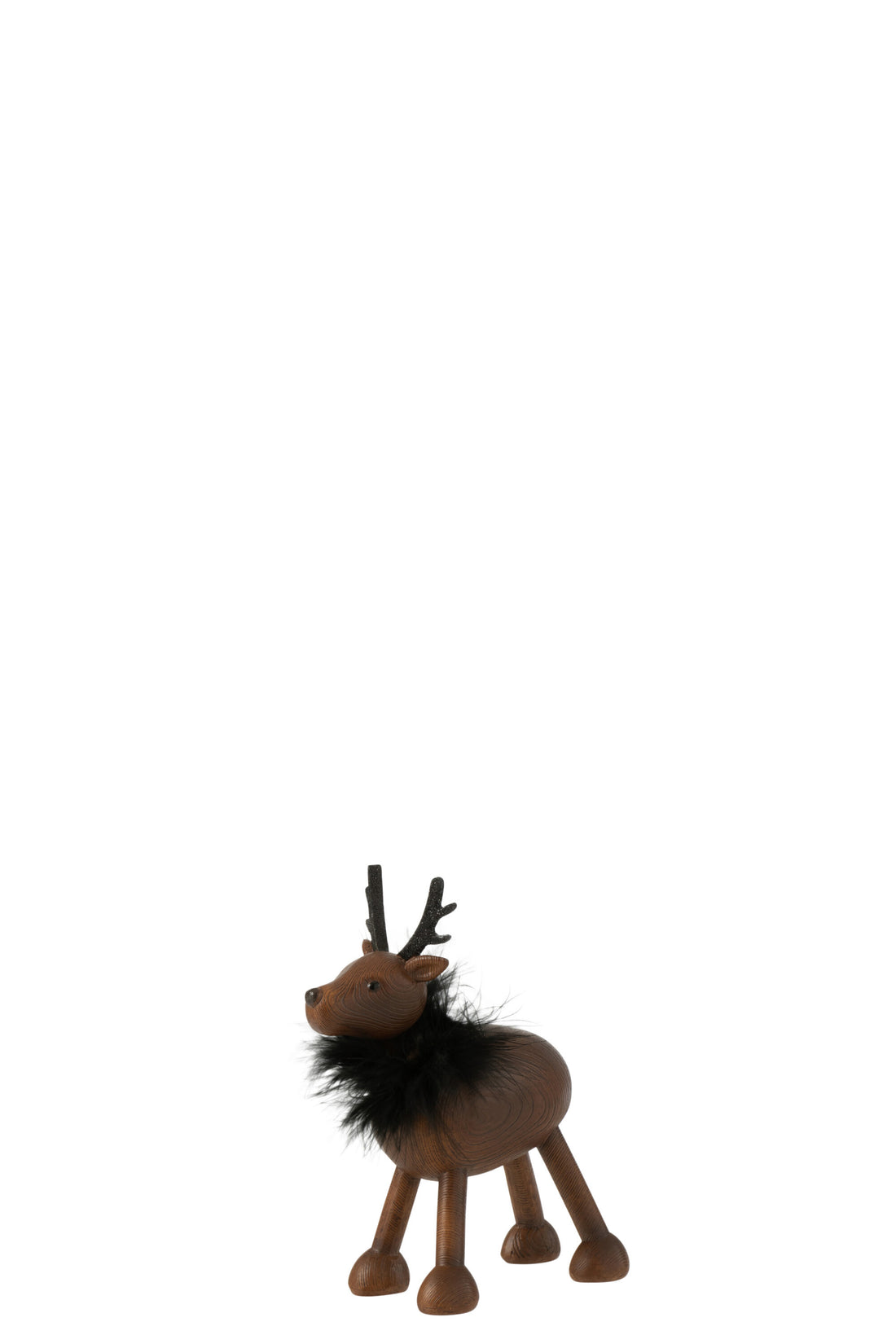 J-Line Hert Vacht Resine Bruin/Zwart Small