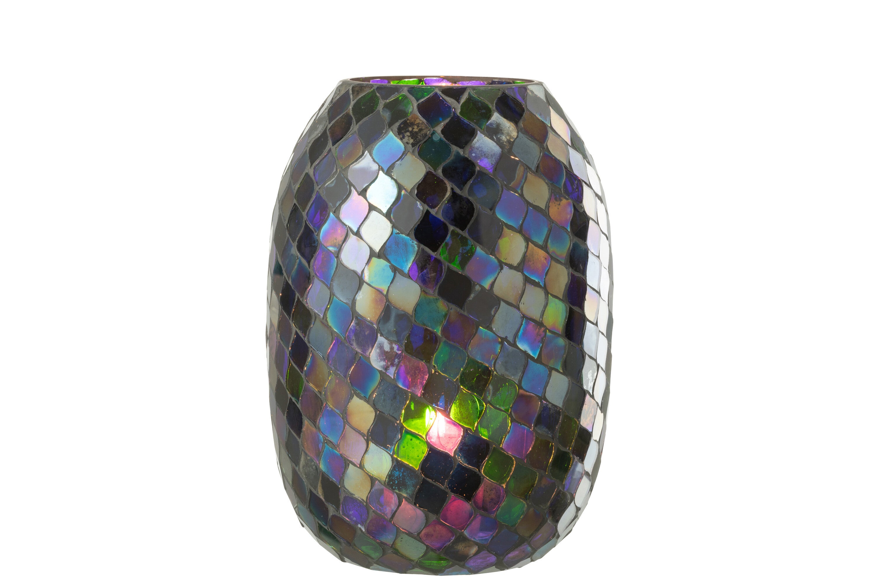 Orkaan Mozaïekglas Paars Extra Groot