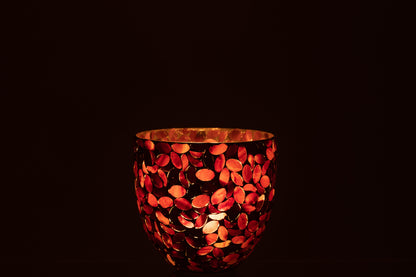 Orkaan Mozaïekglas Bourgondië Medium