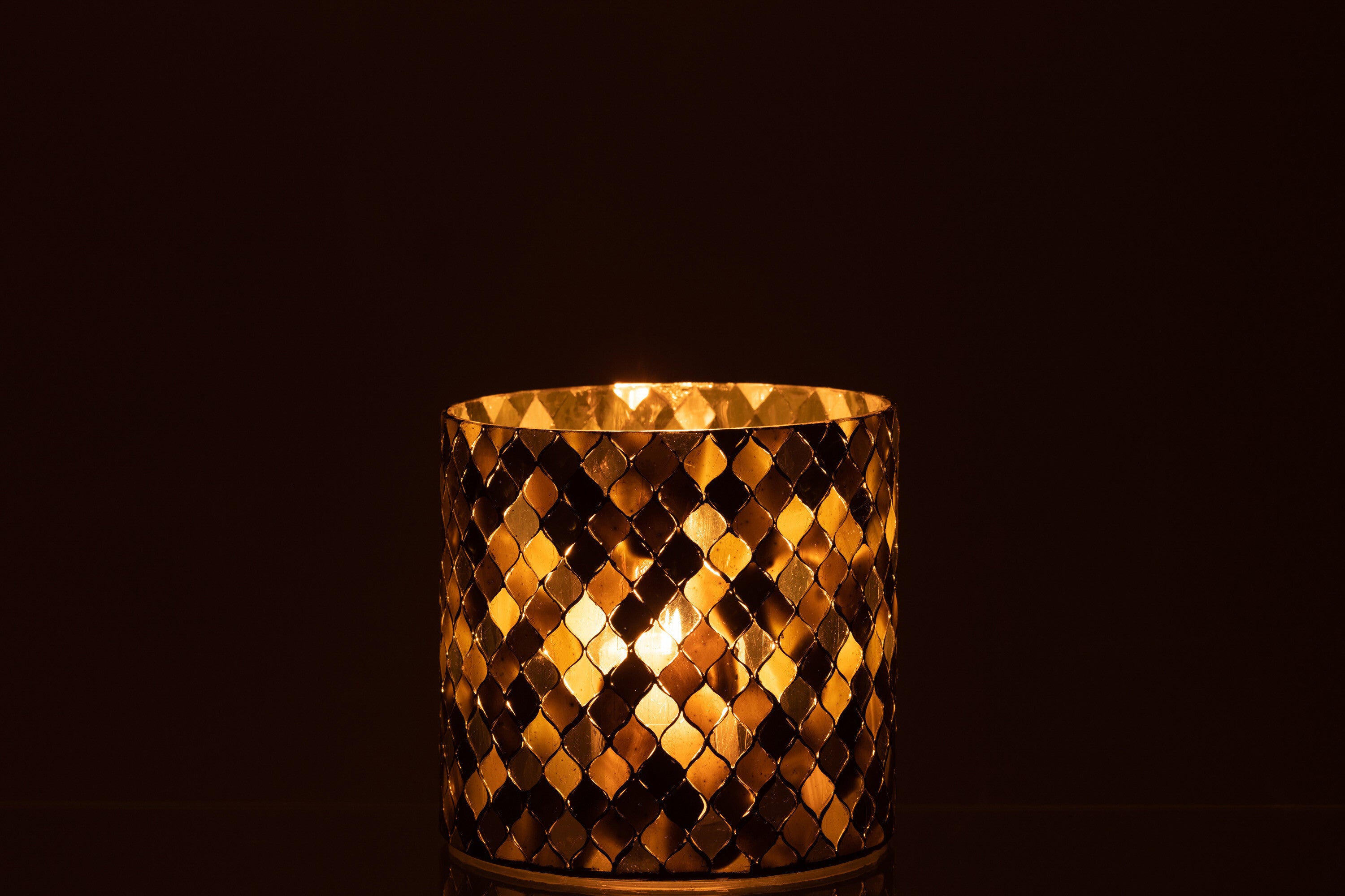 Orkaan Mozaïek Cilinder Groen Groot