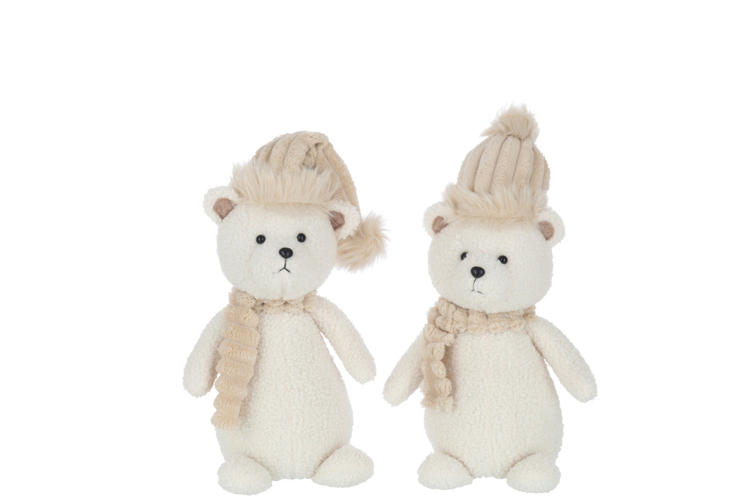 Berensjaal Textiel Beige Klein Assortiment Van 2