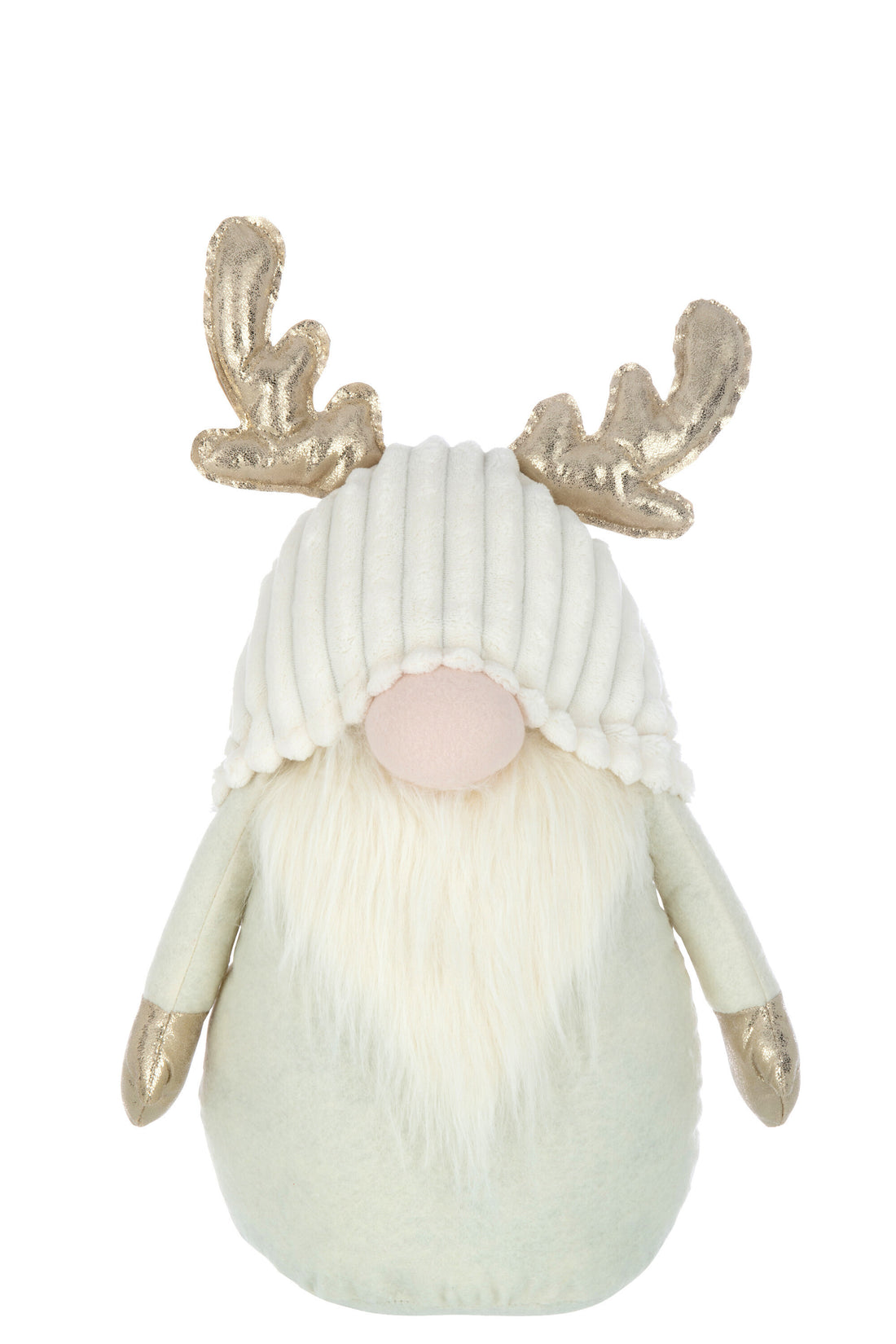 J-Line Kabouter Gewei Textiel Beige Large