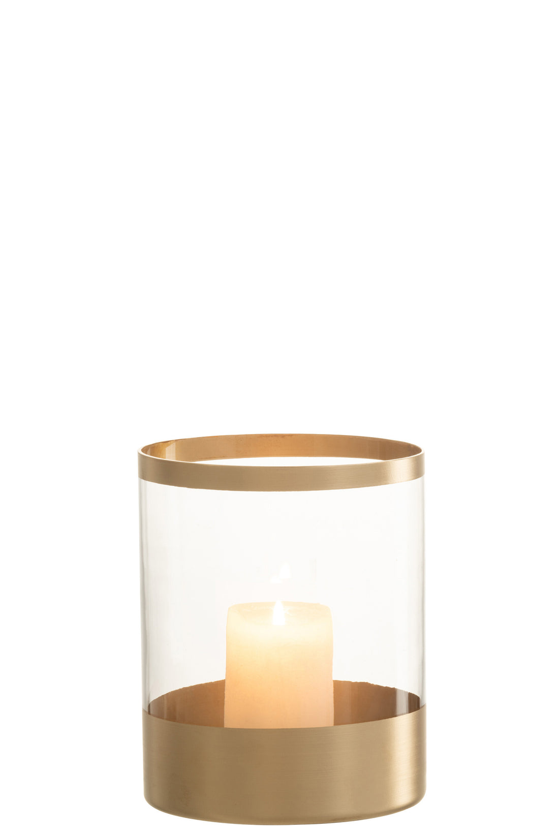 Orkaan Gouden Lijnen Glas Transparant Groot