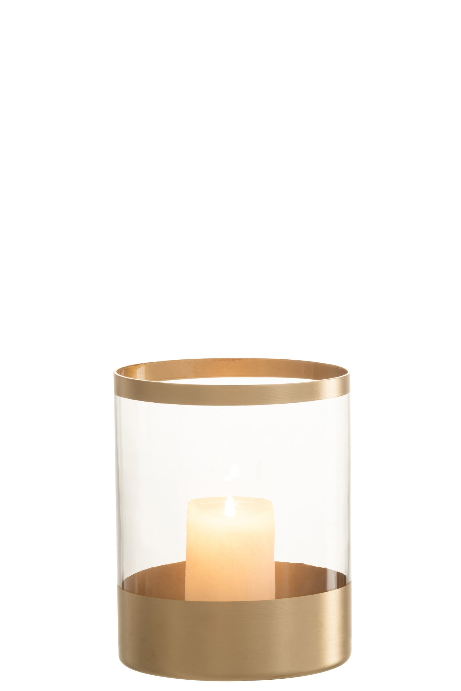 Orkaan Gouden Lijnen Glas Transparant Groot