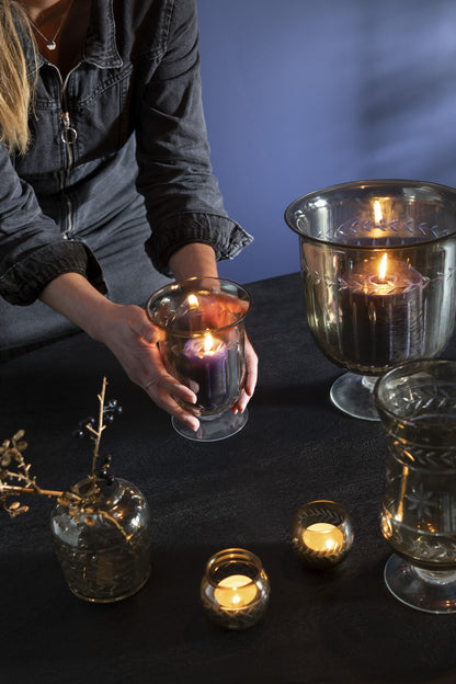 Vaas Romeinse Steelglas Rook Klein