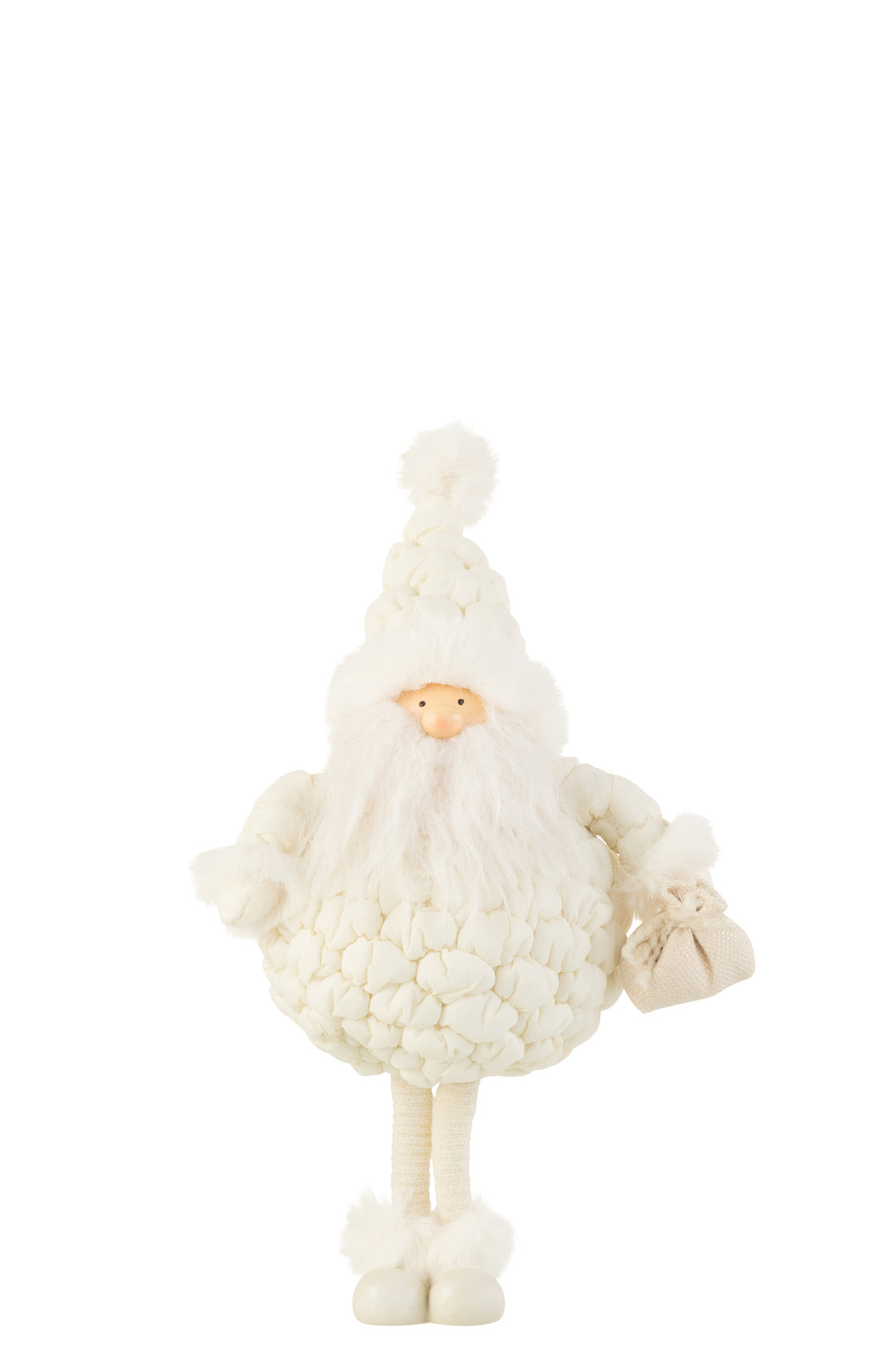 Kerstcadeauzak Textiel Wit Klein