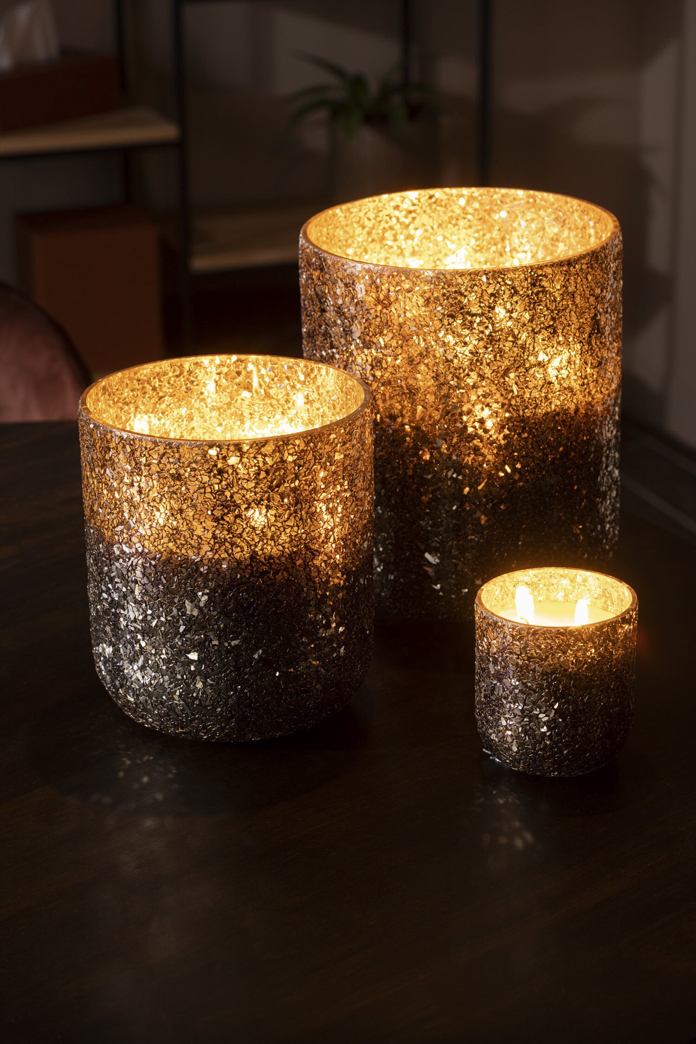 J-Line Geurkaars Luxuria - brons - extra L- 120U