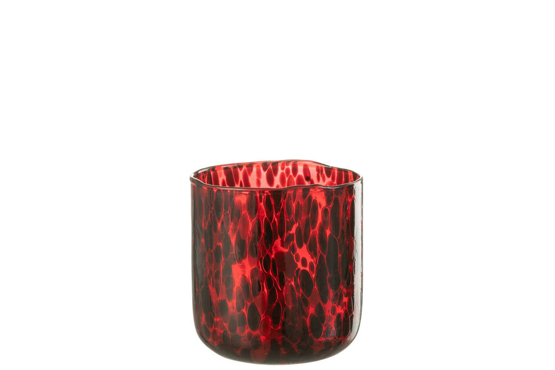 Orkaan gespot glas Rood/Zwart Medium