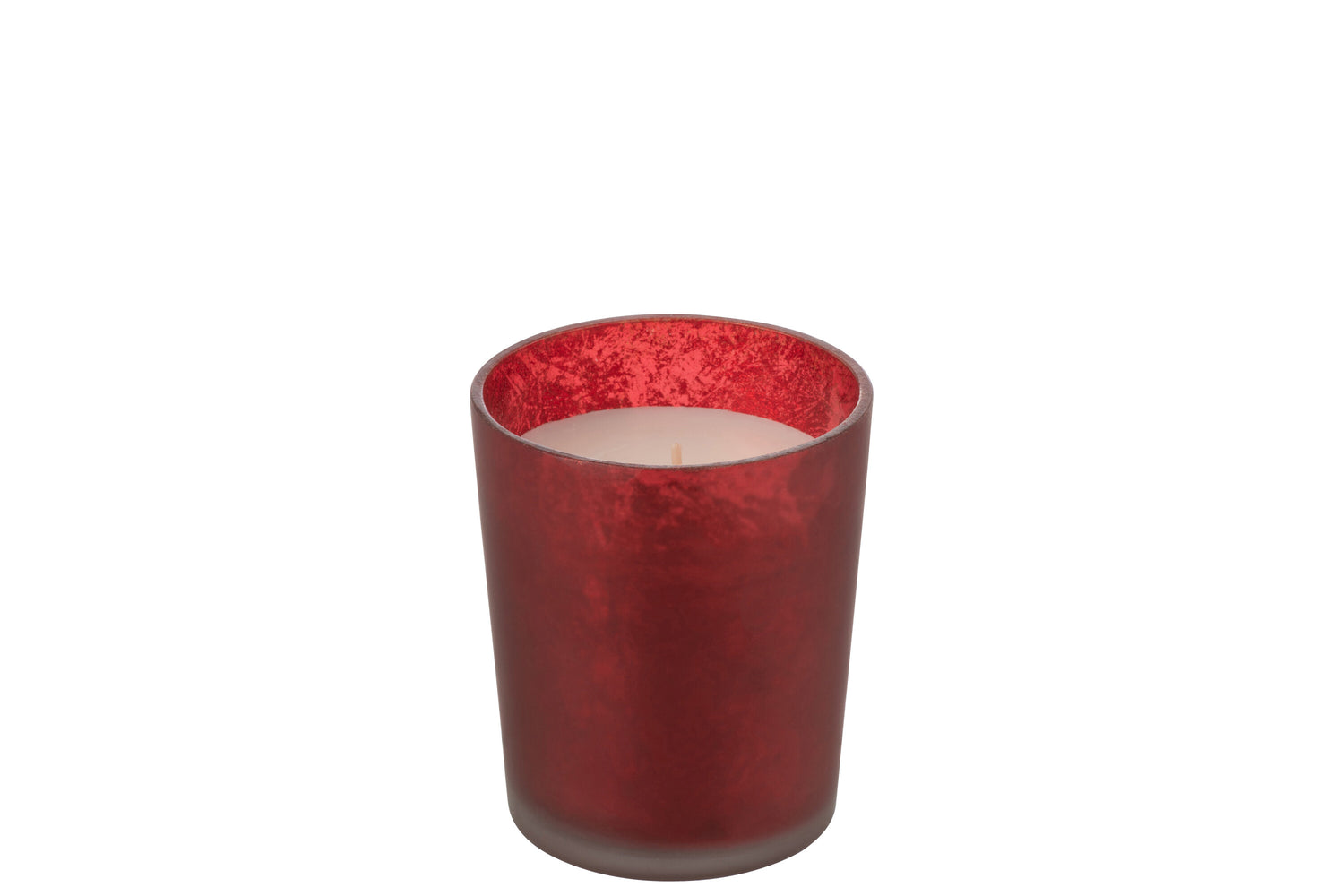 J-Line Geurkaars Deluxe - glas - rood - 48U - S