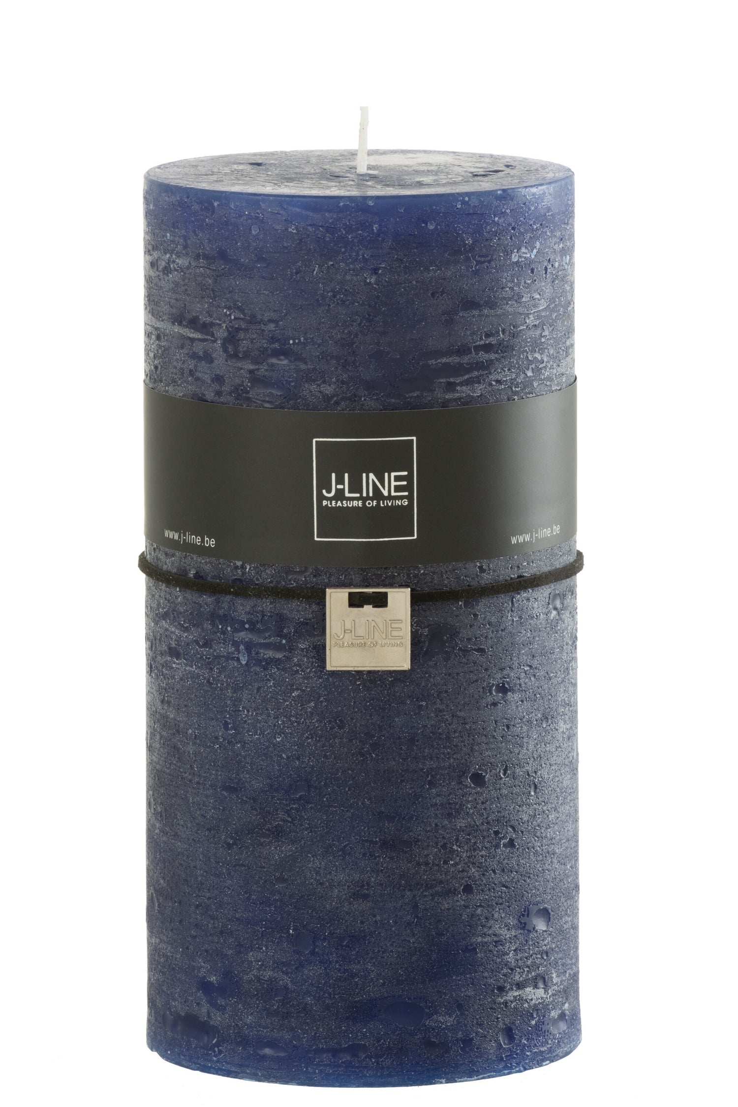 J-Line cilinderkaars - donkerblauw - 140U - XL