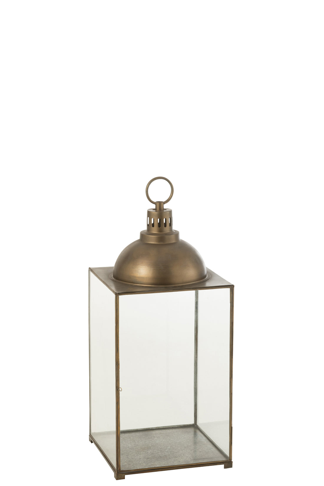 Lantaarn Hagrid Glas/IJzer Brons M