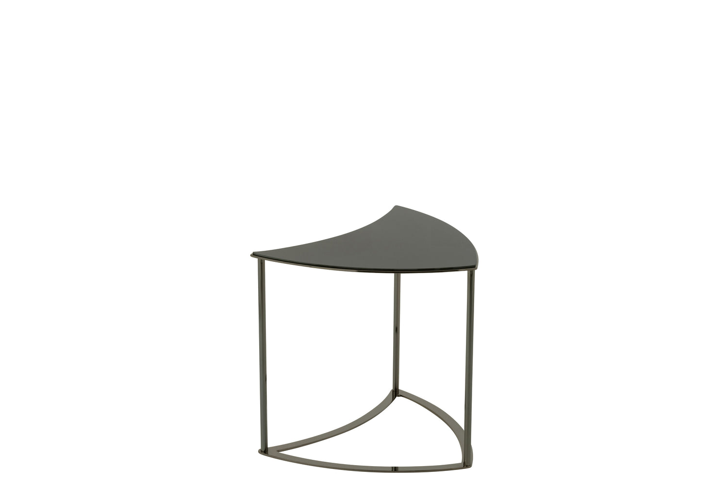 J-Line Set Van Zes Tafels Tornado Zwart Metaal/Mdf/Glas
