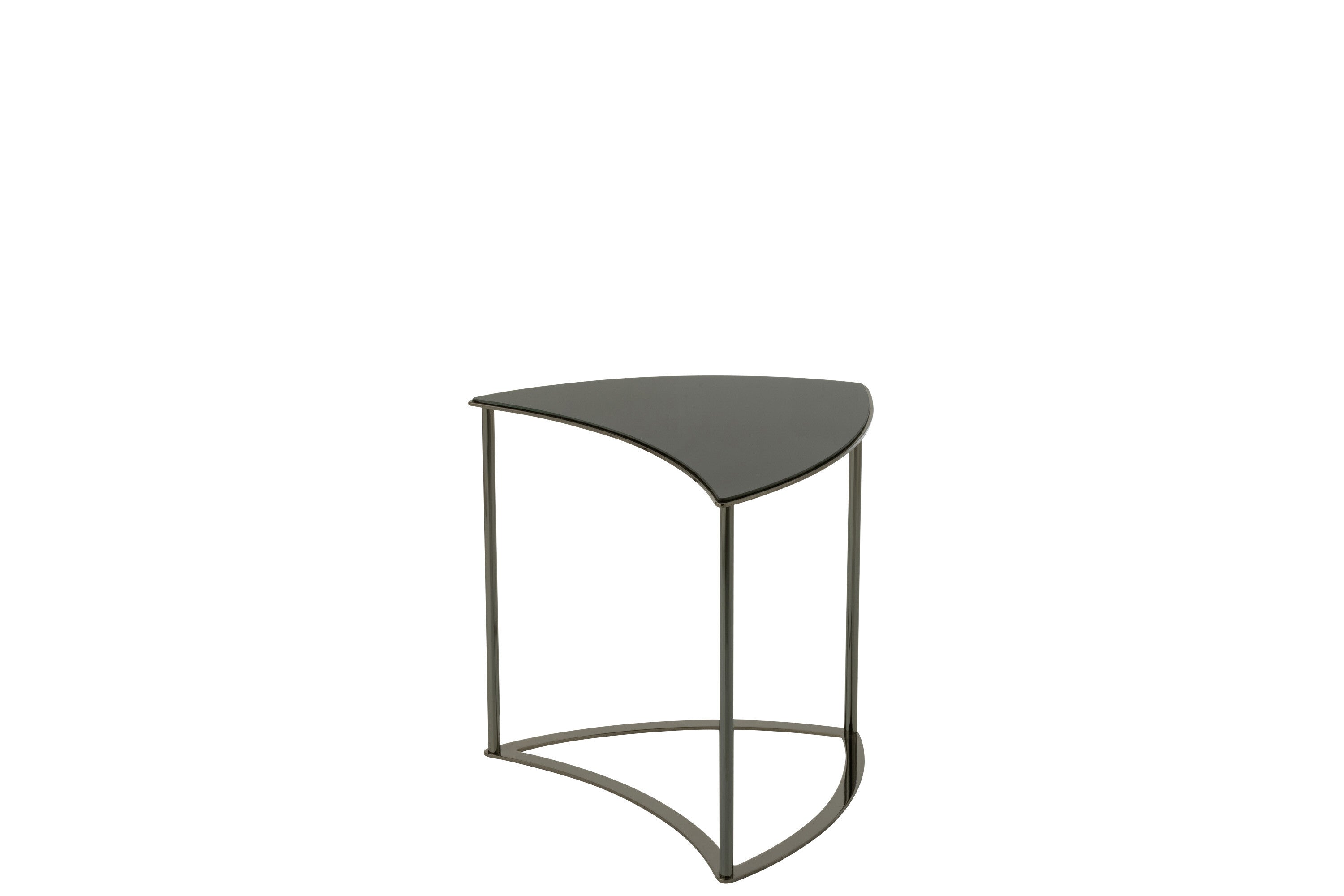 J-Line Set Van Zes Tafels Tornado Zwart Metaal/Mdf/Glas