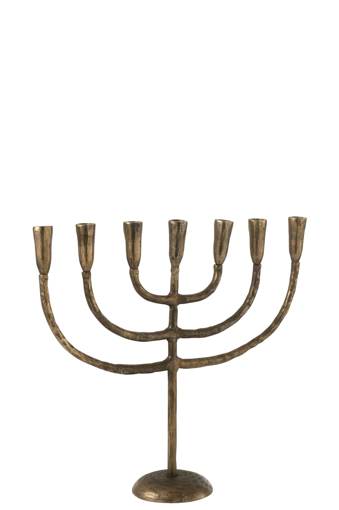 J-Line Kandelaar Menorah Aluminium Brons