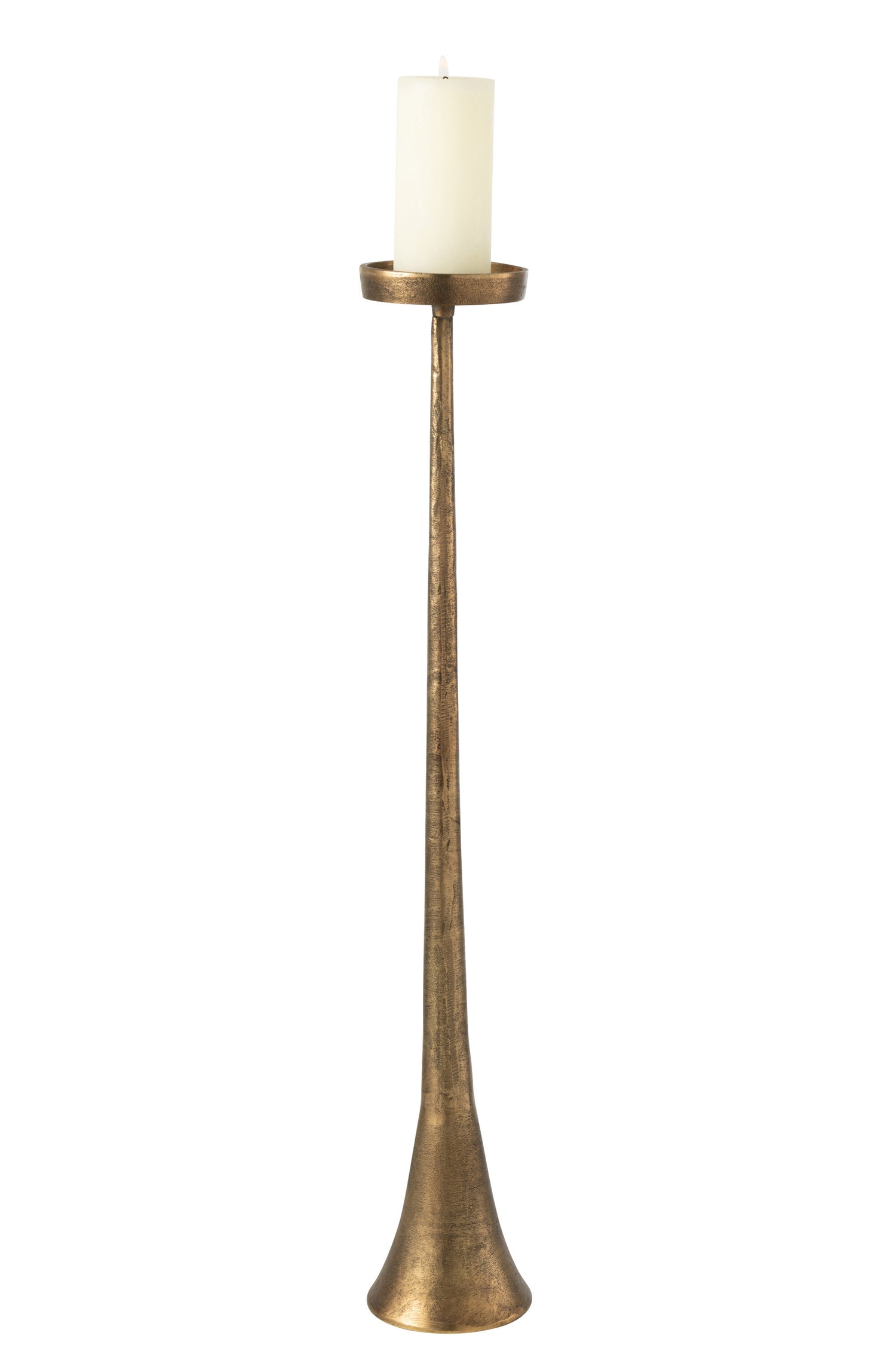 J-Line Kandelaar Luky Aluminium Brons Large