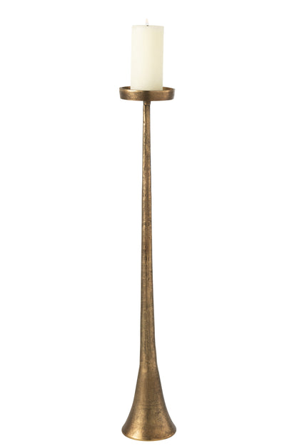 J-Line Kandelaar Luky Aluminium Brons Large