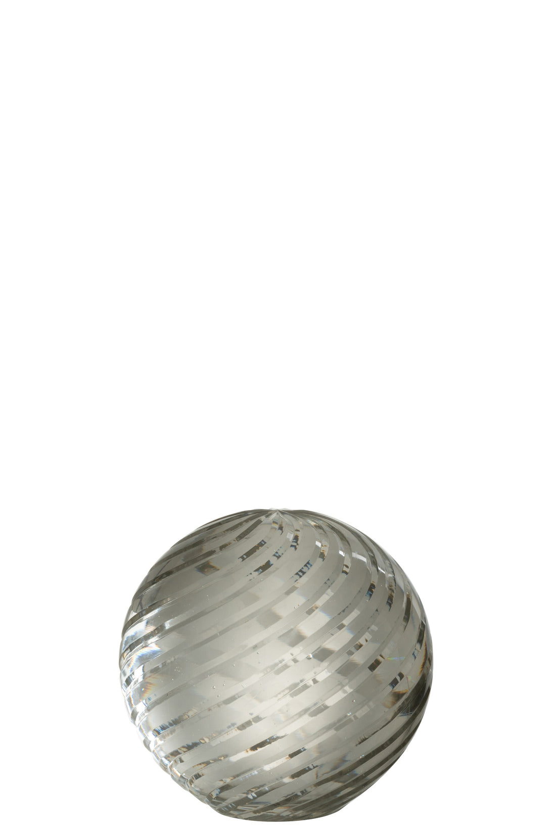 J-Line Transparant Glas Wave Presse-papier Groot