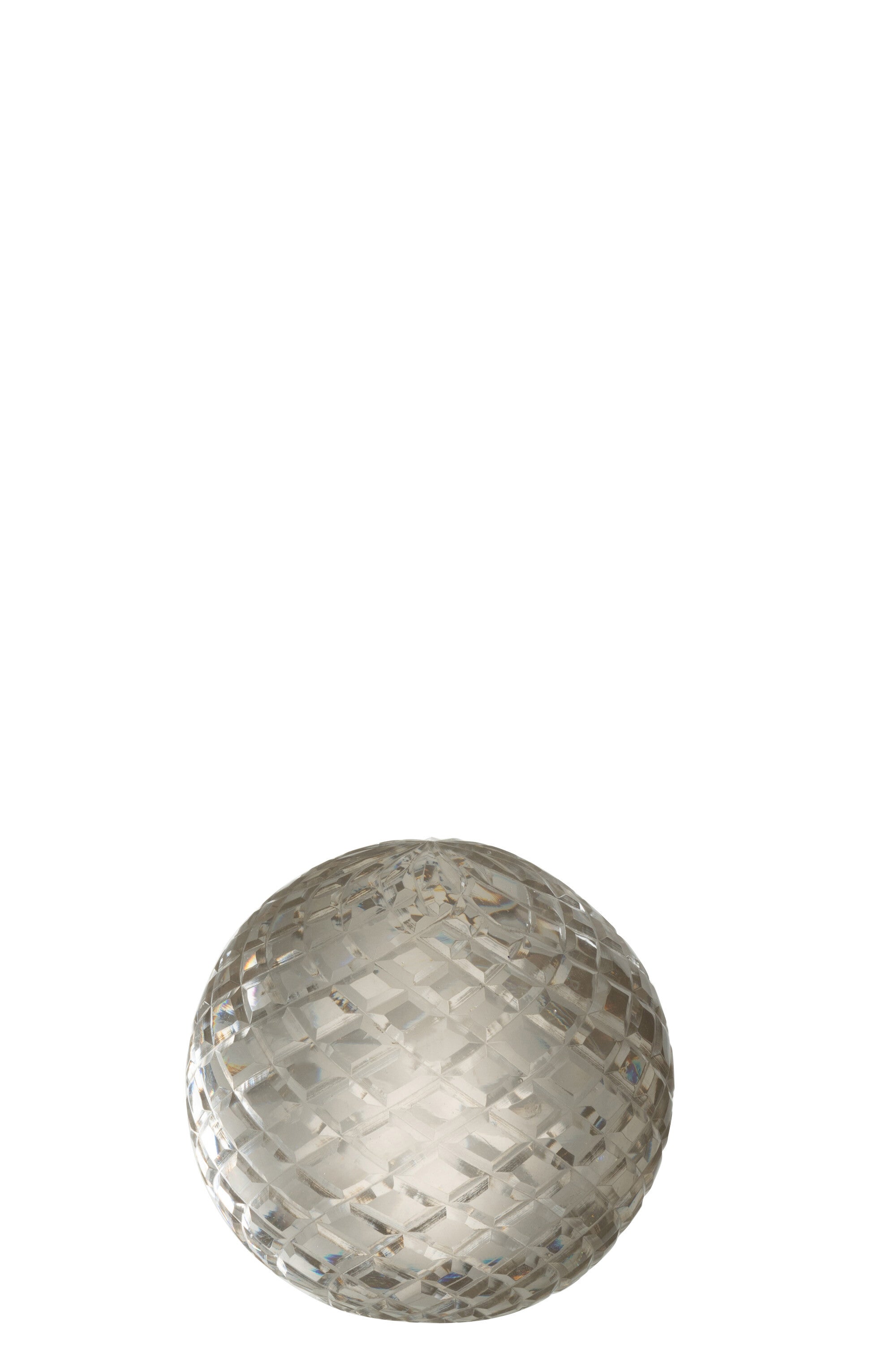 J-Line Presse Papier Lose Glas Transparant Large