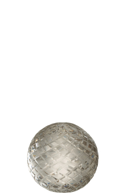 J-Line Presse Papier Lose Glas Transparant Large