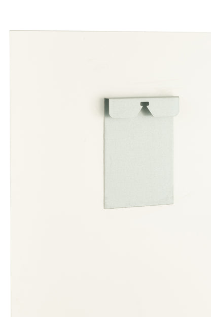 Wanddecoratie Aquarel Glas/Papier Wit/Zwart