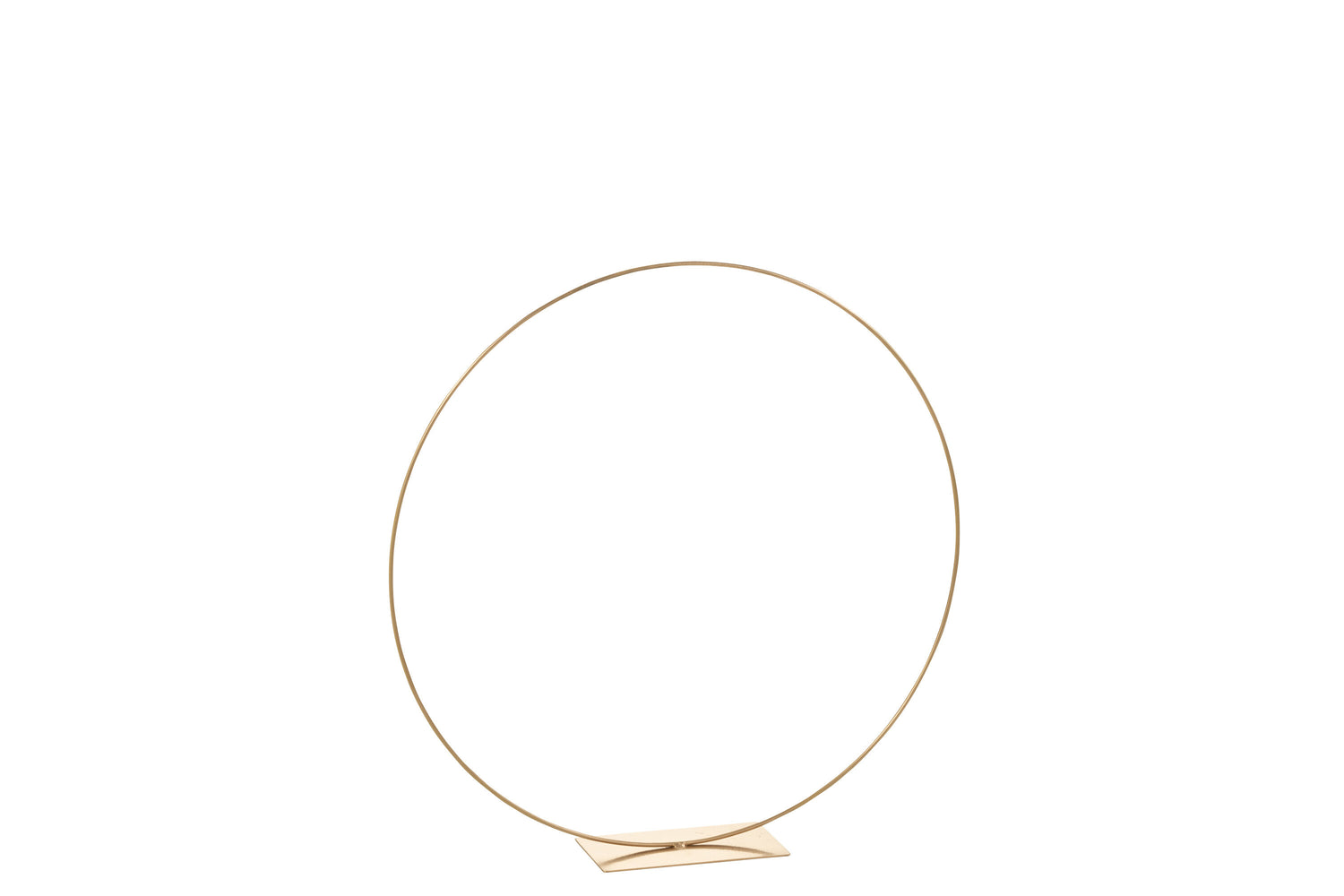 Ring Decoratief Op Voet Metaal Goud Medium